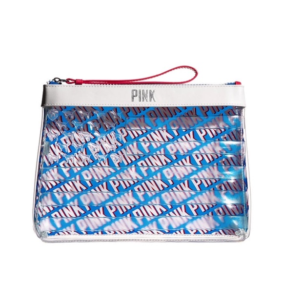 PINK Victoria's Secret Handbags - NWT—VS PINK waterproof makeup bag